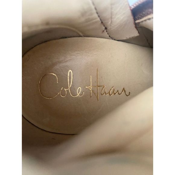 Cole Haan Nike Air Brown Leather Boots Sz 7 - Picture 12 of 12